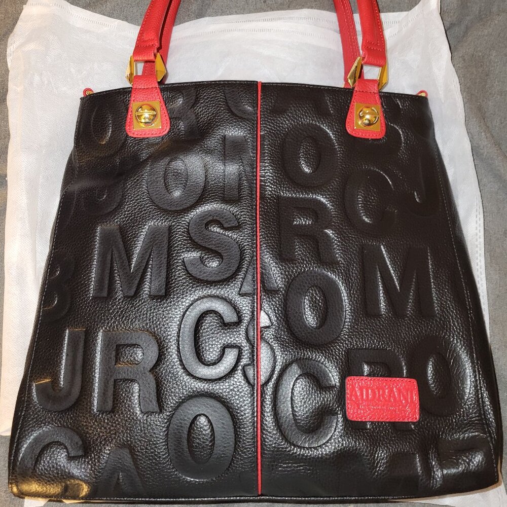 Letter Embossed Handbag